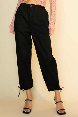 Drawstring Hem Pants