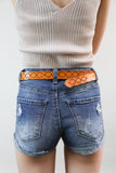 Bohemian Punch Out Belt