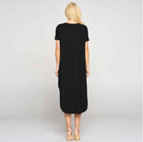 Black T-Shirt Dress