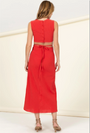 01-Cutout Midi Dress