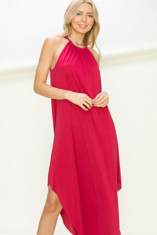 Asymmetrical Maxi Dress
