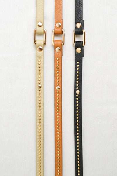 Skinny studded belt on sale