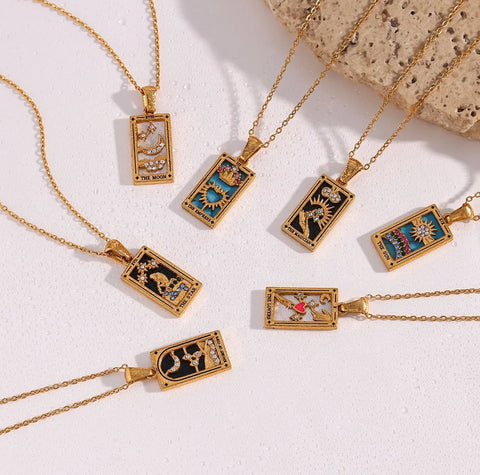 Tarot Card Necklace